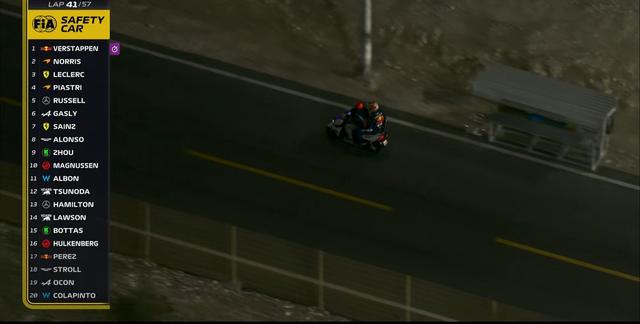 关于红牛二队逆转迈凯伦，周冠宇高光表现的信息